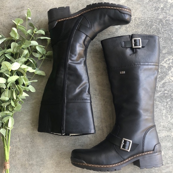 rieker liz side zip boot